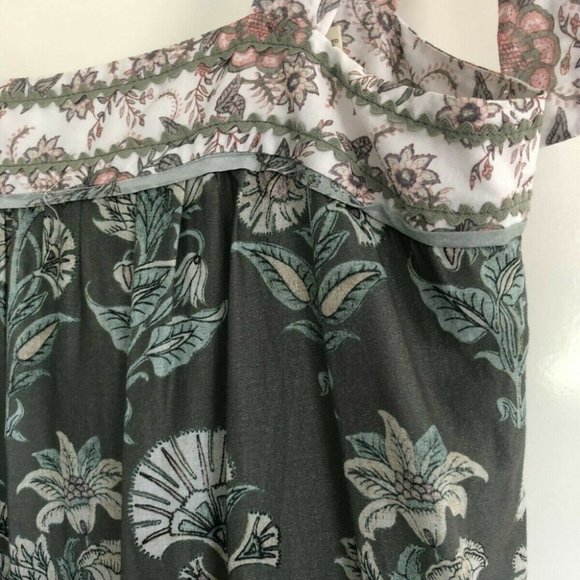 TIGERLILY Margaux Green Cotton Tiered Floral Maxi Dress NWT RRP$319 - Picture 14 of 15